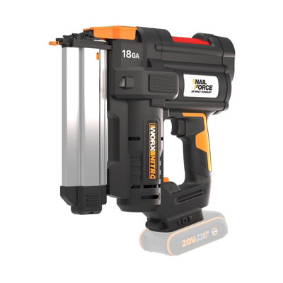 Worx Nitro 20V Cordless Gauge Brad Nailer (Bare) Wx842.9 Size 18