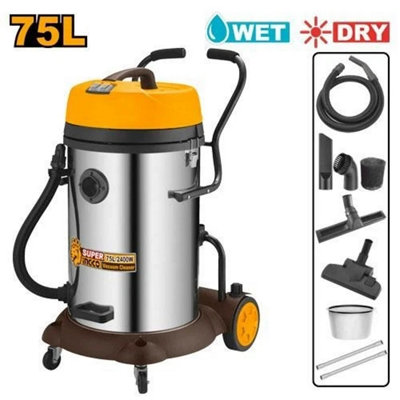 B&Q -  Corded Wet/dry Vacuum Cleaner 75L