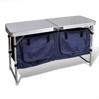 B&Q -  Foldable Camping Cupboard With Aluminium Frame