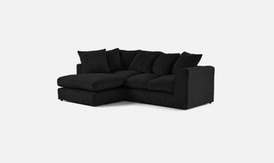  - Jumbo Cord Black Left Hand Scatterback