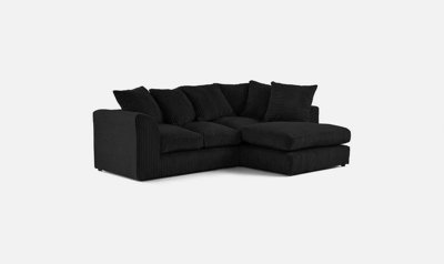  - Jumbo Cord Black Right Hand Scatterback