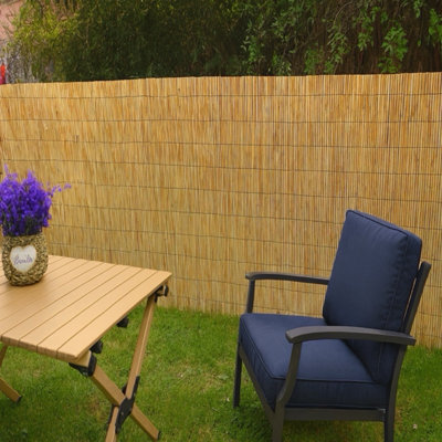 Uetian Luxury Bamboo Slate Wall Sheet (1.5M X 4M) Sustainable Wooden Panel For Interior Decor Lightweight And Durable Design from B&Q