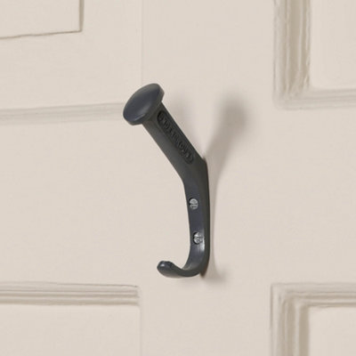 Cast Iron Railway Underground Metal Wall Mounted Hook from B&Q