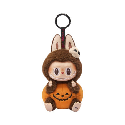 Pop Mart Happy Halloween Party Series - Labubu Sitting Pumpkin Vinyl Plush Pendant - Single Box - Image 3