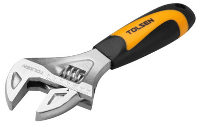 Tolsen Tools Wrench Adjustable Pvc Grip Stubby 165mm from B&Q
