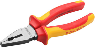 Tolsen Tools 160mm 6" Insulated Diagonal Cutting Pliers (Premium Line) from B&Q