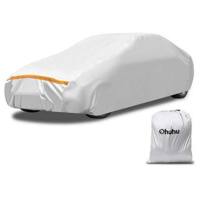  - Car CoverOhuhu Universal Full Covers Outdoor IndoorAll Weather Protection Auto Windproof Snowproof Dustproof Scratch