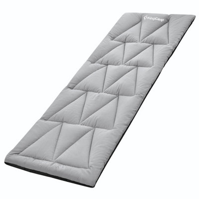 Kingcamp Camping Bed MattressNon-Slip Roll Up 500 G / M For / Cot With 4 Corner StrapsBreathable T / C Polycotton Sleeping from B&Q