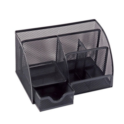 6 Compartment Wire Mesh Desktop Organiser from B&Q