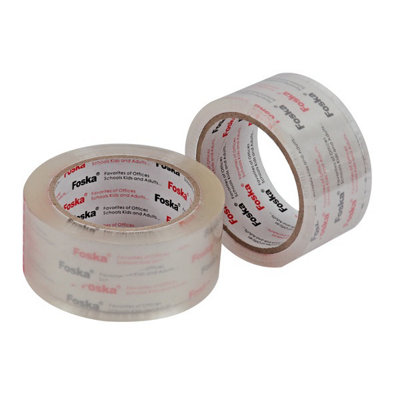 Pack Of 6 Complete Clear Packaging Sticky Tape 48mm X 50M from B&Q