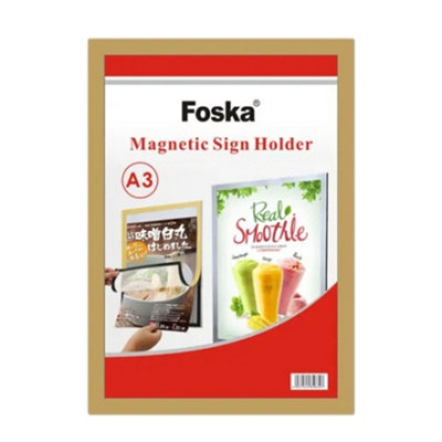 A3 Magnetic Sign Holder Display Board from B&Q