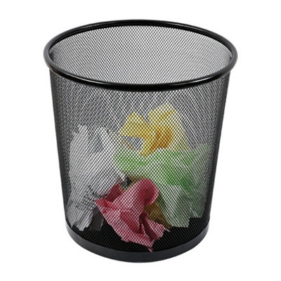 Black Metal Mesh Bin - Image 3