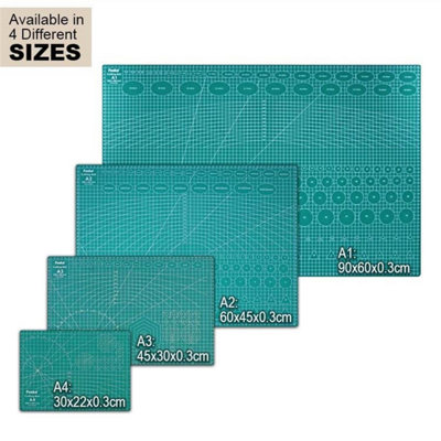 A2 Pvc Double Sided Cutting Mat from B&Q