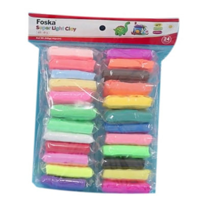 Set Of 24 Colours Good Quality Super Light Clay from B&Q