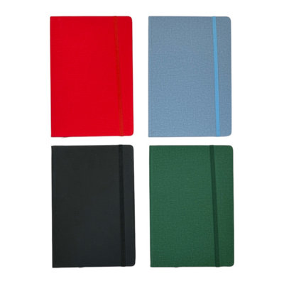 Single A5 96 Sheets Ruled PU Leather cover Notebook with Elastic Closure - Image 3