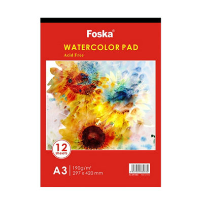  - A3 Top Glued Open Watercolour Pad