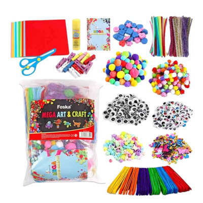  - Pack Of 1200 Pieces Diy Arts And Crafts Set
