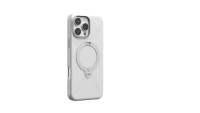 Torras Ostand Spin Fusion Case For Iphone 16 Pro Max White from B&Q