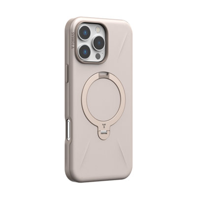 Torras Ostand Spin Fusion Case For Iphone 16P Desert Gold from B&Q
