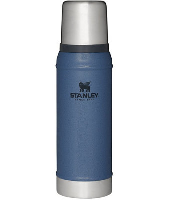 Stanley (0.75L, Hammertone Lake) 0.75L Classic Legendary Stainless Steel Thermal Cold Water Bottle - Image 4