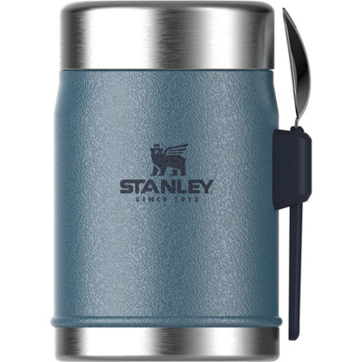 Stanley Classic Legendary Food Jar & Spork 0.4L Hammertone Lake from B&Q
