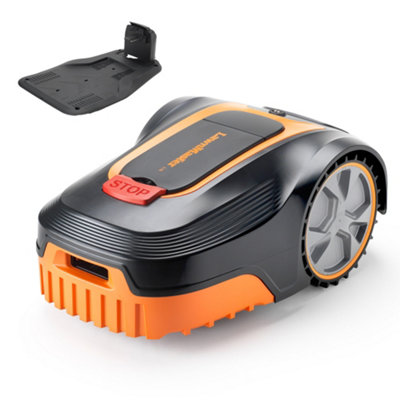 B&Q -  L10 Robotic Lawnmower With Charging StationBoundary Wire & PegsUp To 400M2Orange2 Year Guarantee