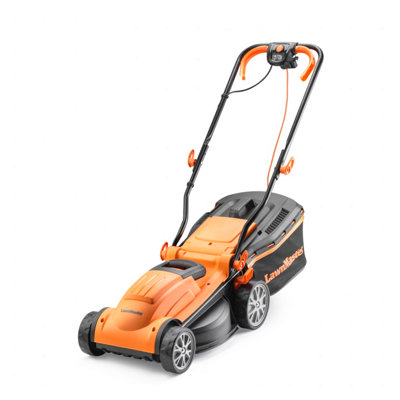Lawnmaster 1400W Electric Lawn Mower With Rear Roller - 2 Year Guarantee 34Cm