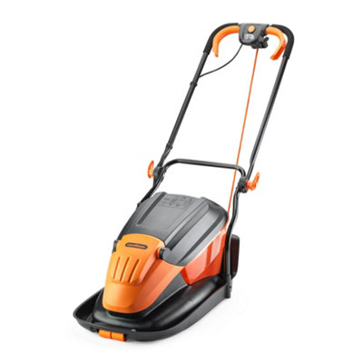 Lawnmaster 1700W 33Cm Hover Mower With Grass BoxHover LawnmowerFly MowerOrangeCorded2 Year Guarantee from B&Q