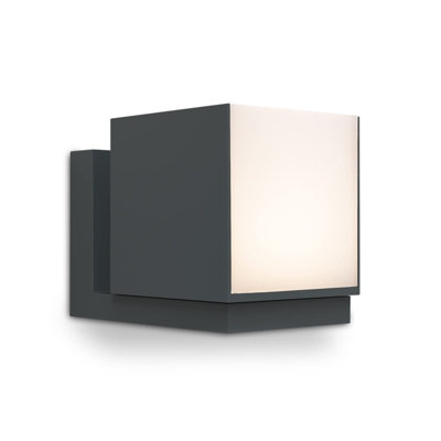 B&Q -  Cuba Outdoor Cube Wall Light