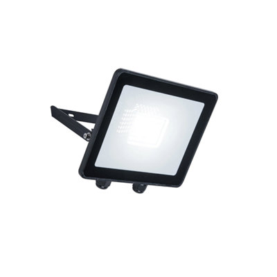 Lutec Tec30 Black Led Floodlight 30W Cool White 5000K Ip54 Outdoor Security Light from B&Q