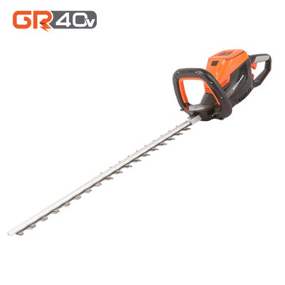 Yard Force 40V Cordless Hedge Trimmer - 60cm Cutting Length - Orange/Black - Image 4