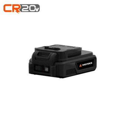 Yard Force 20V 2.5Ah Lithium-Ion Battery For Cr20 Cordless Garden ToolsAl C25 from B&Q