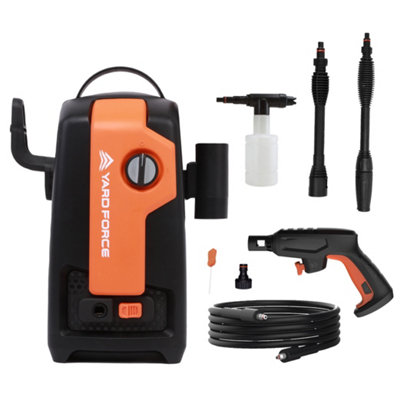 B&Q -  1600W Electric Pressure Washer 120 BarCompact Jet Washer For PatioCar & Garden Cleaning