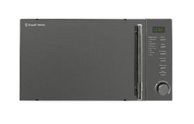 B&Q -  Rhm2017 20 Litre Silver Digital Microwave