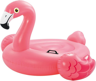 Inflatable Floating Flamingo Island Pool Float Intex Pool Ride On147X140X94Cm from B&Q