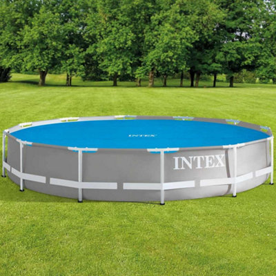 Intex Solar Pool Cover Blue 348 Cm Polyethylene from B&Q