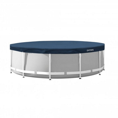 Intex Round Swimming Pool CoverAll Seasons Deluxe Debris Cover Intex Frame Pool 3.66M Diameter from B&Q