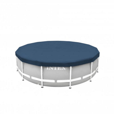 Intex Round Swimming Pool CoverAll Seasons Deluxe Debris Cover Frame Pool 4.57M from B&Q