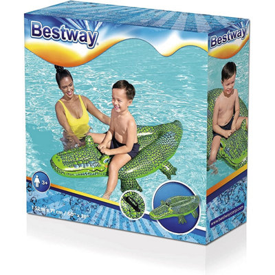 Bestway Buddy Crocodile Pool Float from B&Q