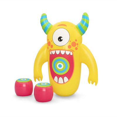 Bestway Monster Bop BagKids Boxing Set With Inflatable Gloves Punching Toy from B&Q