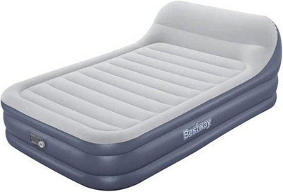 B&Q - Inflatable Airbed MattressBestway Tritech With Built-In HeadboardQueen
