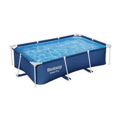 Bestway Steel Pro Frame Rectangular Swimming Pool8Ft 6In from B&Q