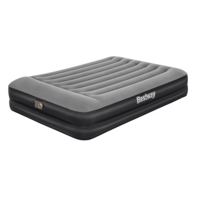 Bestway Queen Airbed With Electric Pump & Built-In Pillow