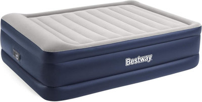 B&Q -  Tritech Inflatable Indoor Queen Airbed Air Mattress With Built-In Pump
