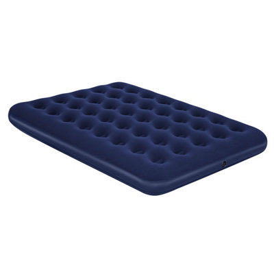 Bestway Double Flocked Airbed With Pump, Inflatable Home & Camping Airbeds