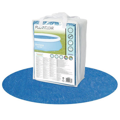 Bestway Flowclear Above Ground Fast Set 10Ft Solar Swimming Pool Cover from B&Q