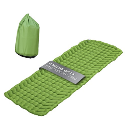 Bestway Inflatable Large Rectangular Sleeping PadCompact Air Sleeping Mat from B&Q