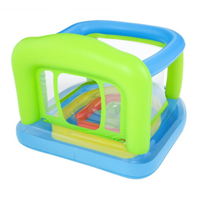 B&Q -  Jump-O-Rama Inflatable Bounce HouseKids Bouncy Castle Play AreaGreen