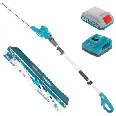 Total Tools Total Li-Ion 20V Pole Hedge Trimmer (With Battery & Charger) - Tpht2016012