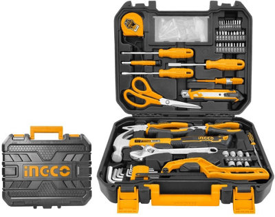 Ingco 120 Piece Hand Tool Set With Case from B&Q